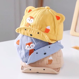 Mũ nón lưỡi trai cho trẻ sơ sinh từ 6 tháng đến 1tuổi họa tiết hoạt hình đáng yêu