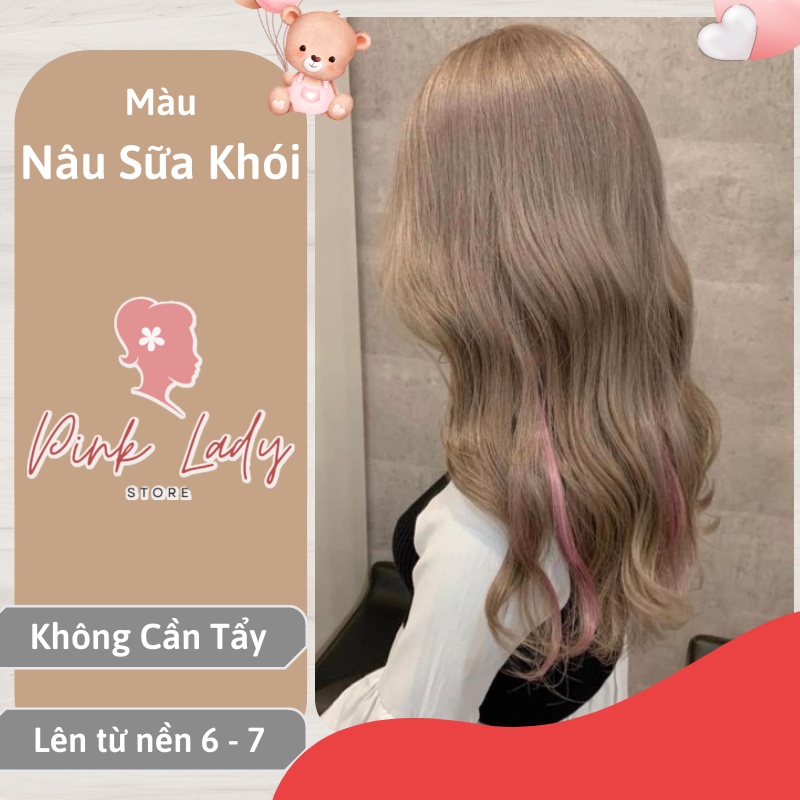 Thuốc nhuộm tóc nâu sữa khói không tẩy tại nhà chính hãng OL04