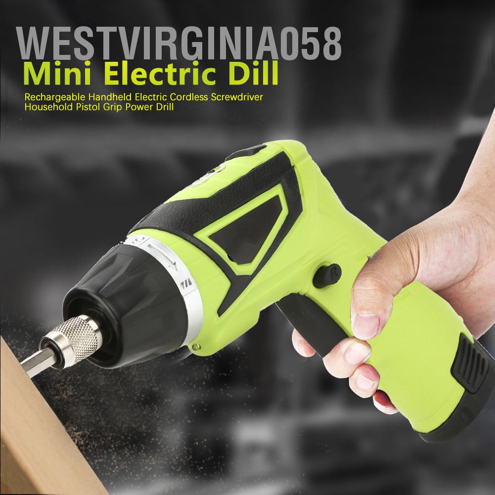 Có thể bán buôn 1 Bộ Tua vít máy khoan cầm tay không dây có thể sạc lại 7.2V Westvirginia058 Hàng giao ngay