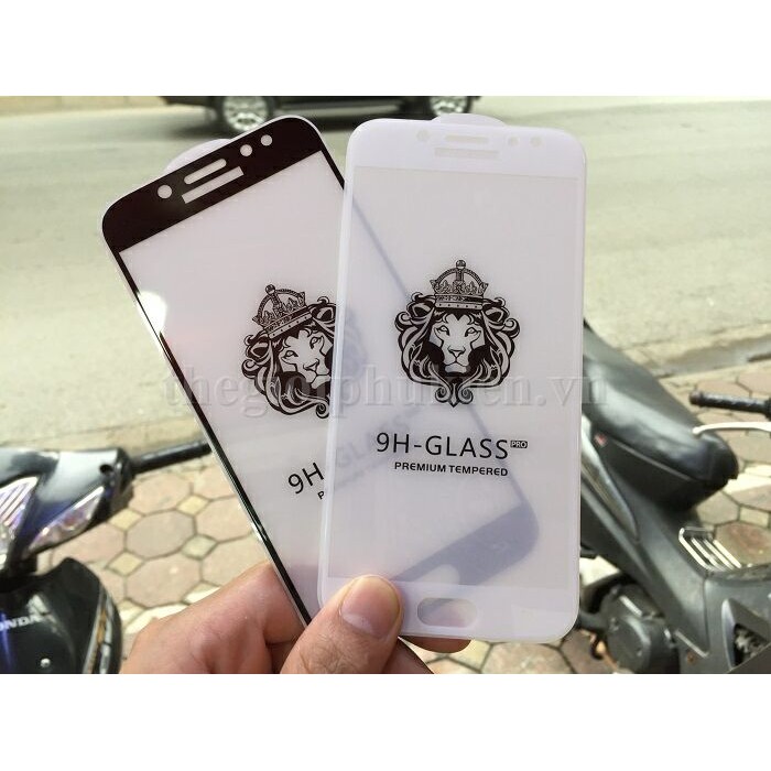 Kính cường lực 9D cho điện thoại Samsung Galaxy J7 Pro, J7 Plus Full màn hình ôm sát viền máy