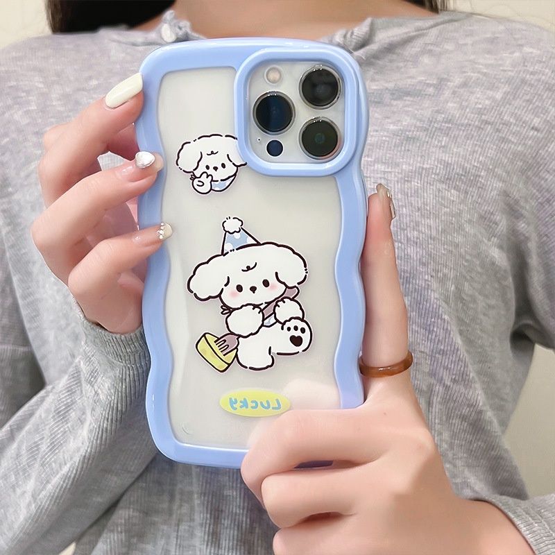 Ốp Điện Thoại Acrylic Phối Ren Cho Iphone 13Promax 12 11Pro