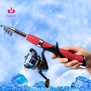 Cần câu cá rút gọn 1.4m / máy quay câu cá đa năng chất lượng cao