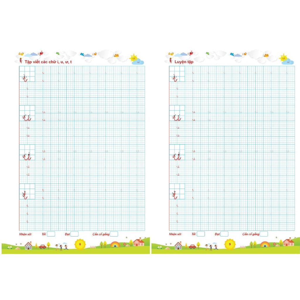 Sách - Vở viết chữ thường, chữ hoa, cỡ nhỏ, theo nhóm NSTO