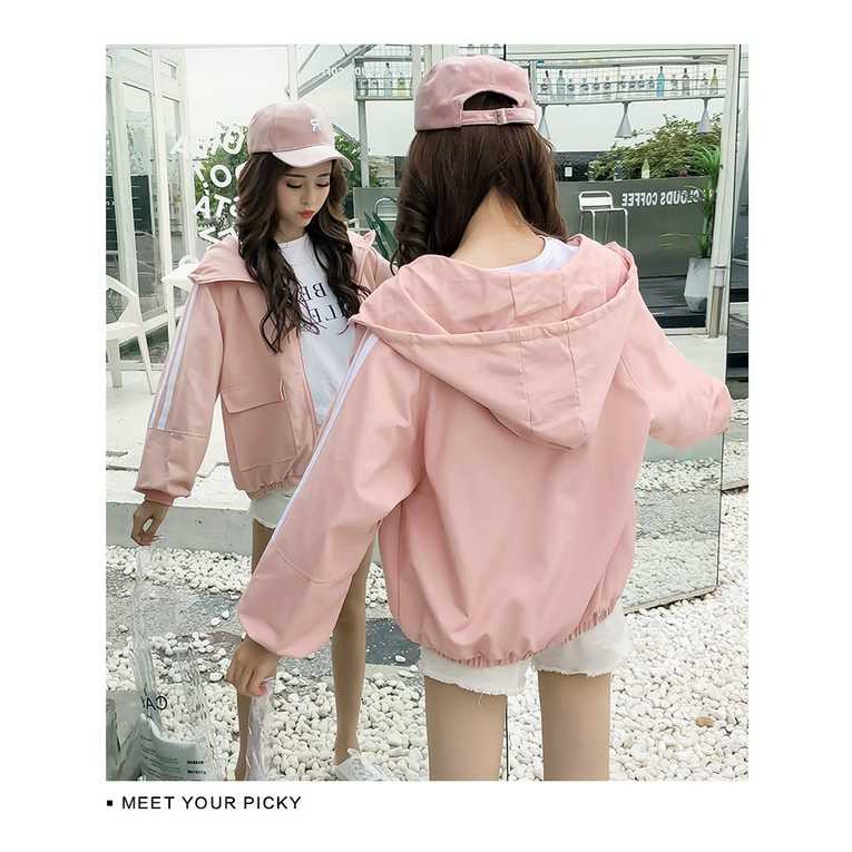 [Mã MASK2610K giảm 10K đơn từ 50K] [S01] Áo khoát nữ dù gió 2 lớp chống nắng Takayashi không nón đẹp hàng đẹp - M023 | BigBuy360 - bigbuy360.vn