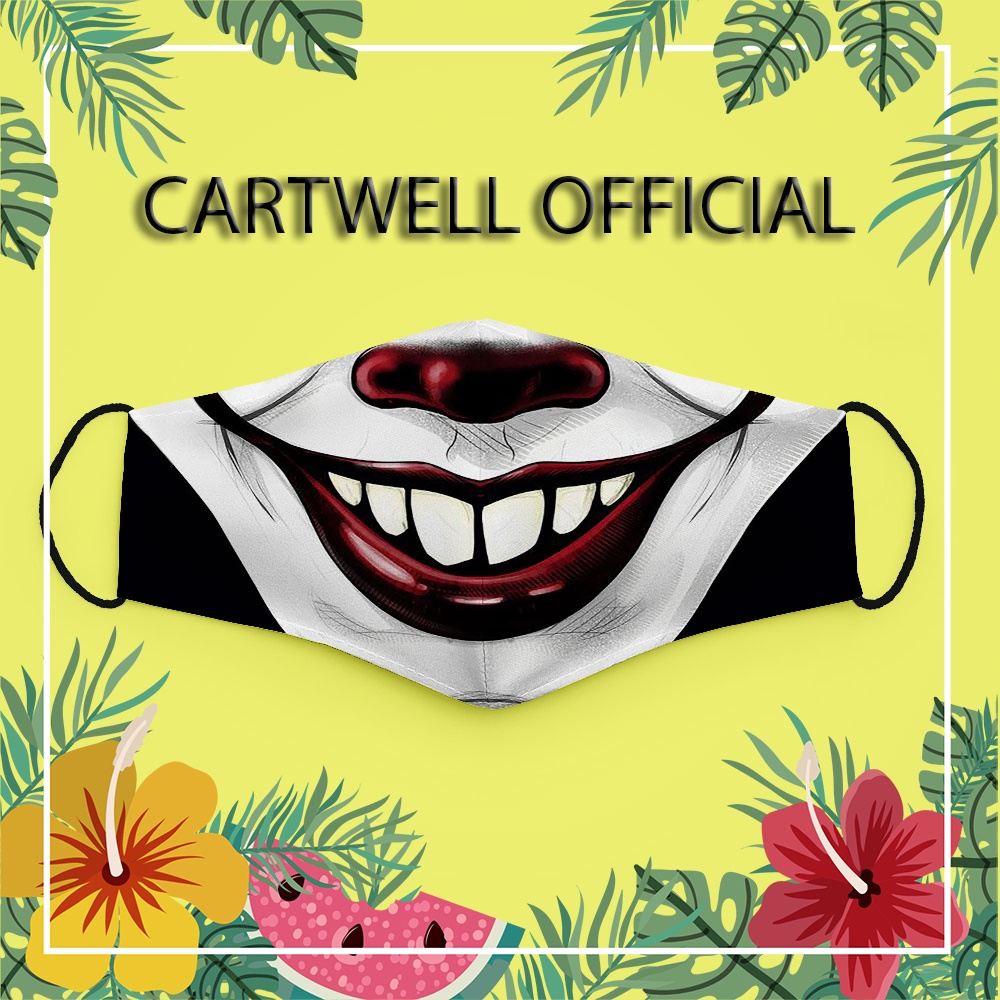 Khẩu trang cho bé dễ thương đáng yêu hoạt hình cute thú cưng Hình Vẽ DRAWN CARTWELL kháng khuẩn có thể giặt và tái sử dụ