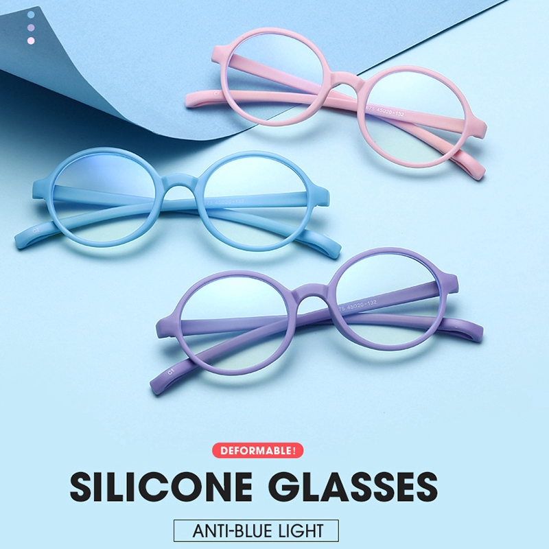 Silicone Children's Blue Light Glasses