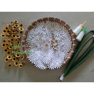 Sỉ 200 cánh cúc Tana, cúc Họa mi 2 size có kèm nhụy và đài