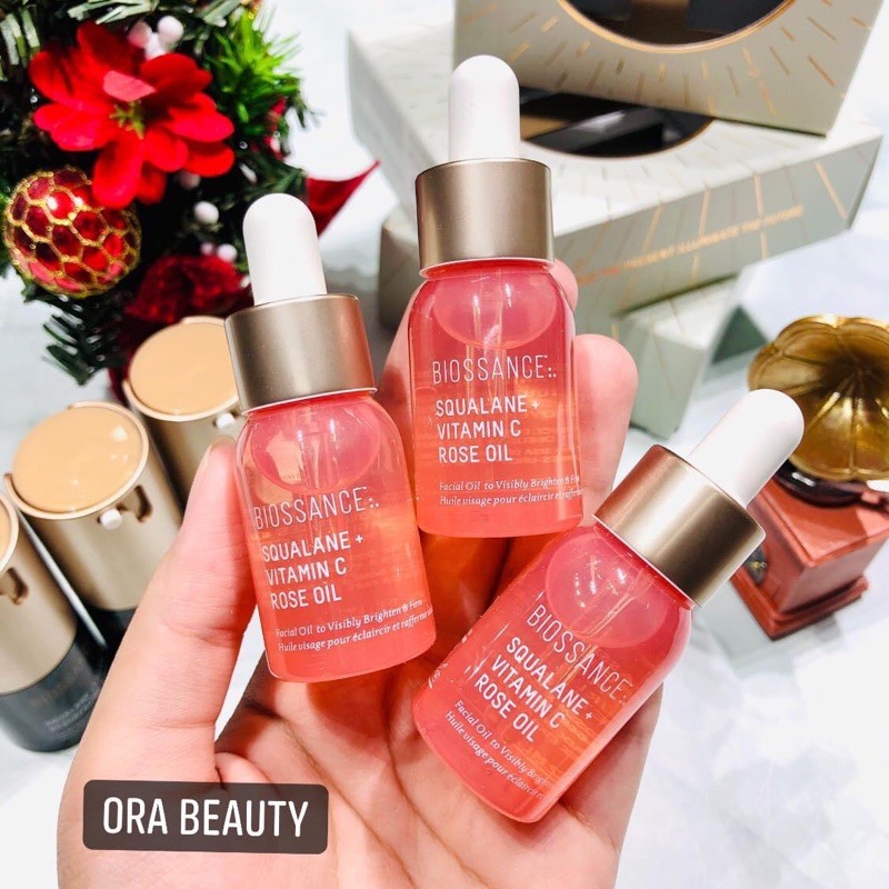 Dầu dưỡng Biossance Squalane + Vitamin C Rose Oil