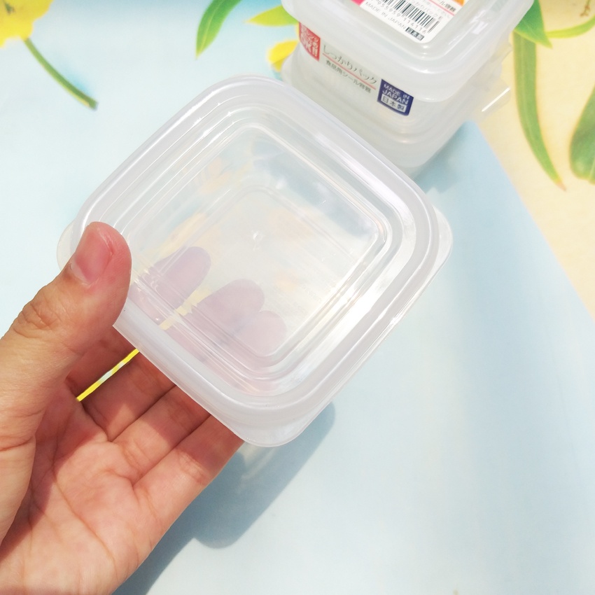Set 3 hộp nhựa nhỏ đựng thực phẩm Nakaya Hàng Nhật 200ml