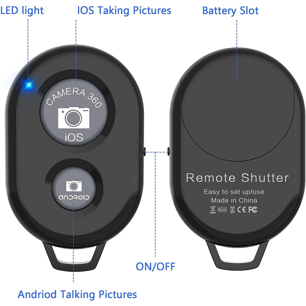 Remote điều khiển Lammcou kết nối bluetooth cho điện thoại android/iphone