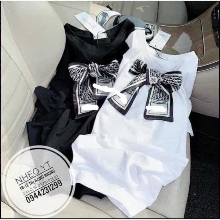 [RẺ VÔ ĐỊCH Áo phông kèm tag nơ khuy cài xinh xắn-HTCBIKINI | BigBuy360 - bigbuy360.vn