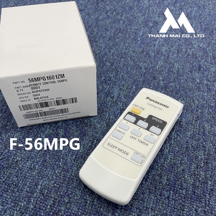 [Hàng chính hãng] Remote điều khiển quạt trần Panasonic F-56MPG