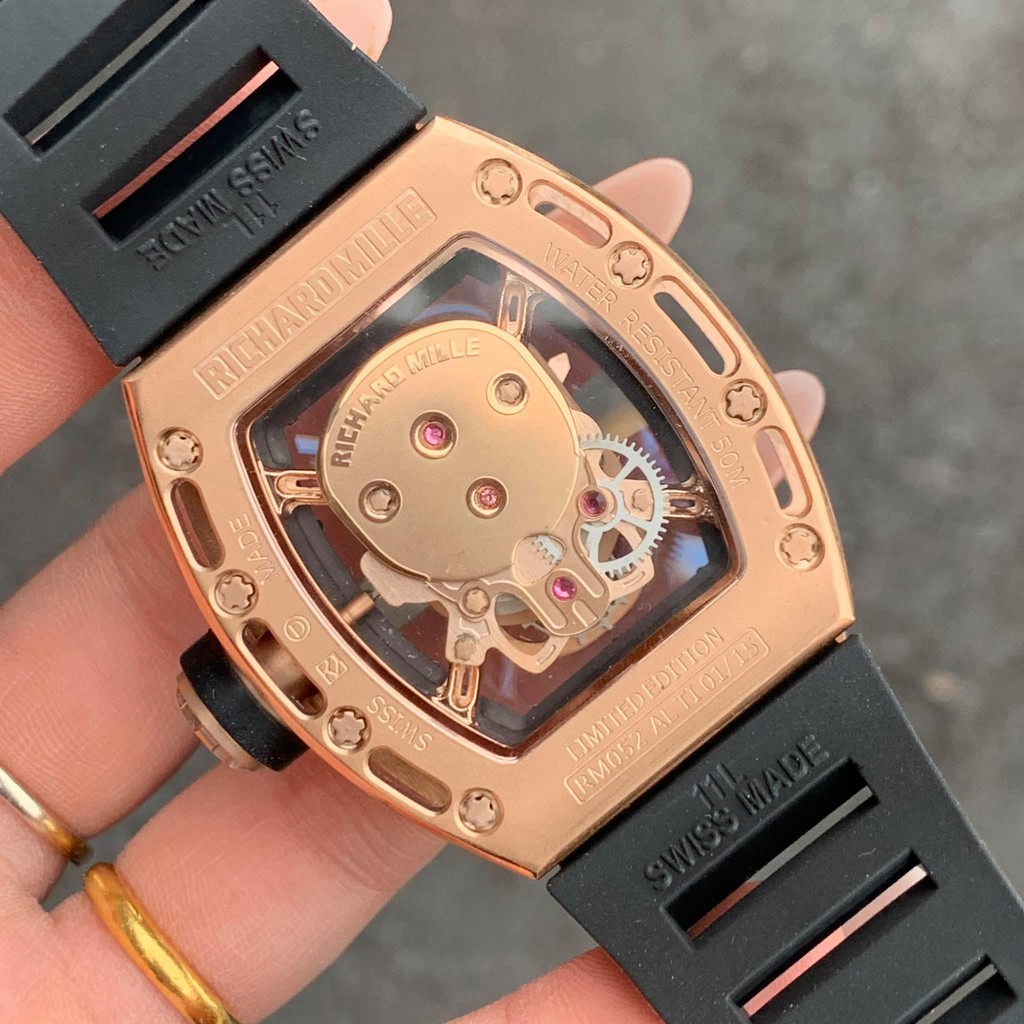 Đồng Hồ Nam RICHARD MILLER RM052 - Dây Cao Su - Automatic