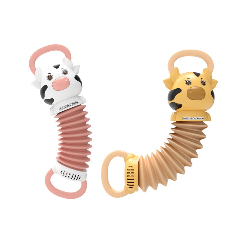 Nhạc Cụ Accordion Hình Bò Sữa Sáng Tạo Giáo Dục Sớm Cho Trẻ Em