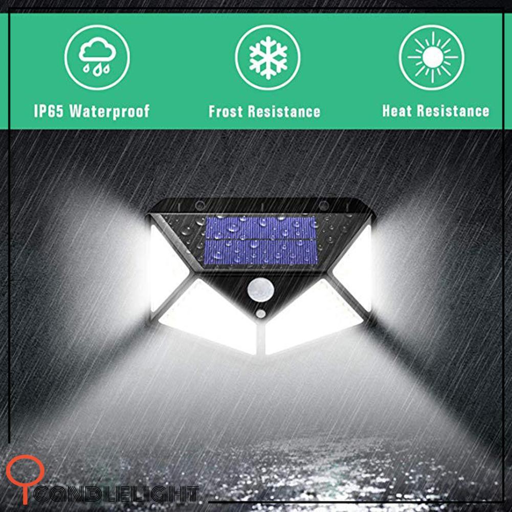 Đèn Led 100 Bóng Gắn Tường Cảm Biến Chuyển Động Chống Nước