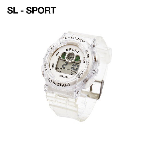 Thương hiệu độc quyền-Đồng Hồ Thể thao Unisex SL-Sport 02 cao cấp dây cao su đúc đặc chống nước TUYỆT ĐỐI siêu bền