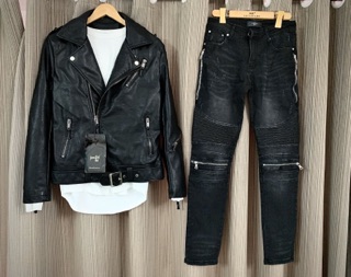 Áo Da Biker siêu cấp