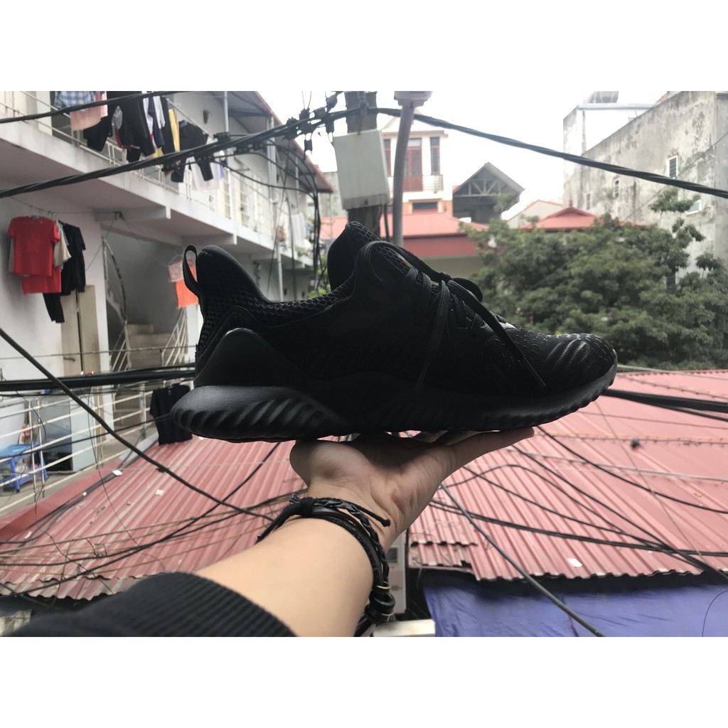 [FULL BOX + FREE SHIP 40K] Giày Sneaker Alpha Bounce Beyond Full Đen