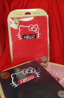 Bao da ipad kitty túi thêu ren
