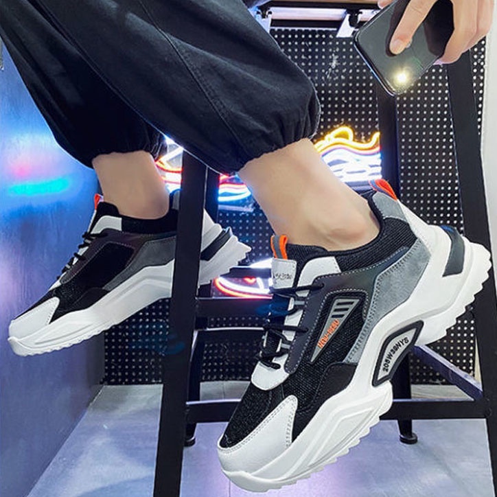 Giày sneaker đế độn nam GN1078 shop Gấu Nâu chuyên giày nam đẹp