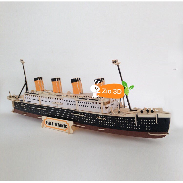 Đồ chơi lắp ráp gỗ 3D Mô hình Tàu R.M.S Titanic