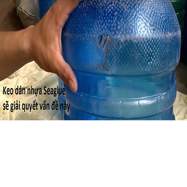 Keo dán nhựa đa năng Seaglue -95 dán bình nước, thùng, bồn nước nhựa...