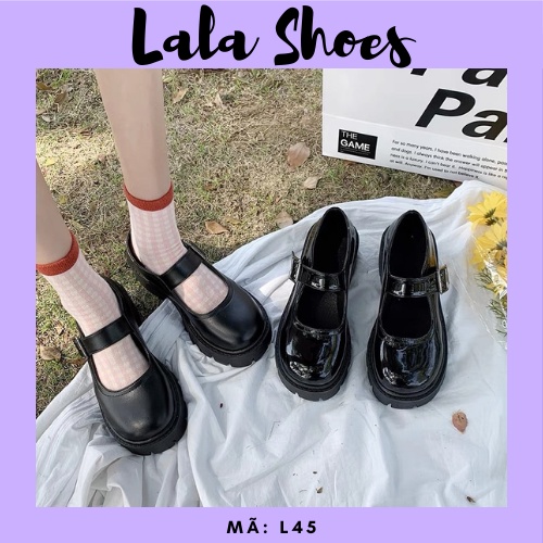 Giày nữ Lolita dây cài 5cm phong cách Hàn Quốc - L45 - LALA SHOES
