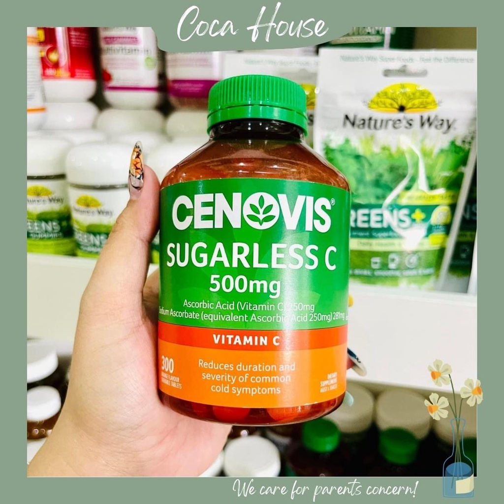 Vitamin C Cenovis sugarless 300 viên