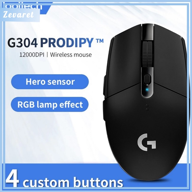 Chuột Gaming Zevaret G304 12000dpi Usb 2.4g, Không Dây 5aa Cho Game Thủ