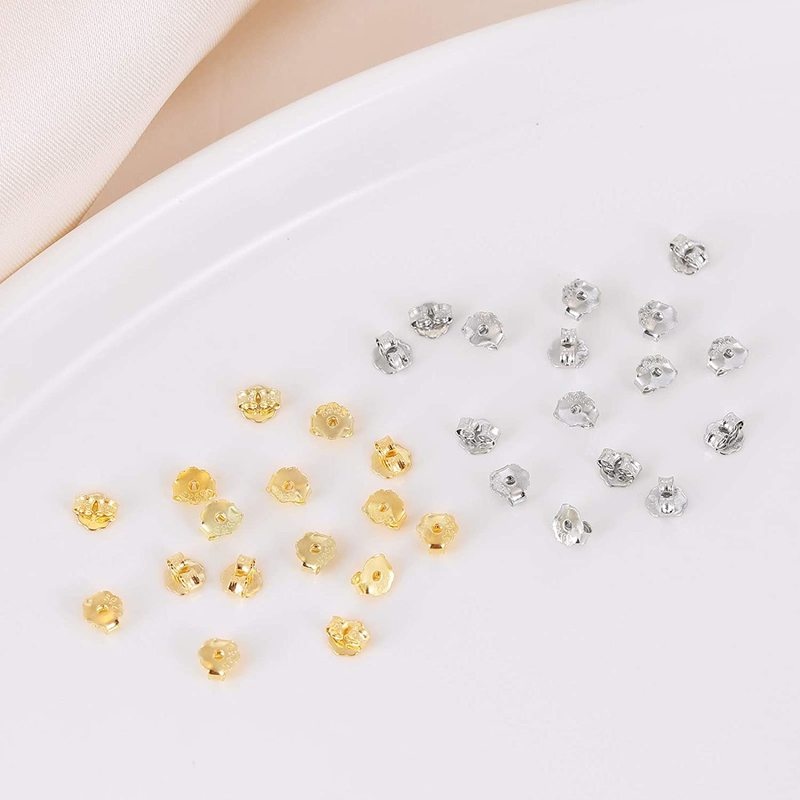 Set 10 Bông Tai Bạc S925 Không Gây Dị Ứng