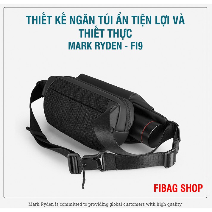 ] TÚI ĐEO CHÉO NAM MARK RYDEN FI9  Cao Cấp - Chống Thấm Nước - Chính Hãng