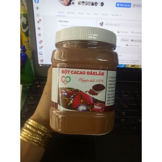 Bột cacao nguyên chất Dak Lak , Bột cacao hũ 500g