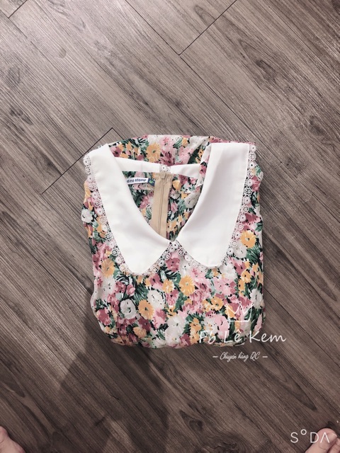 Váy hoa vintage cổ bèo ? | BigBuy360 - bigbuy360.vn