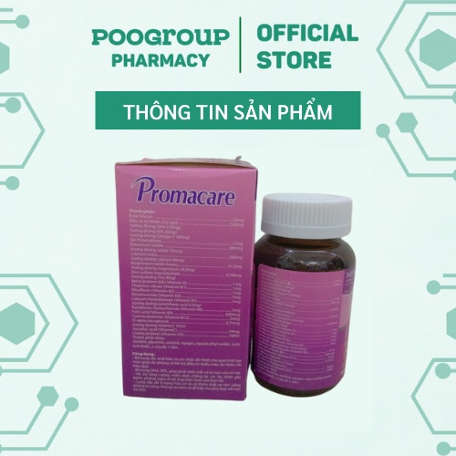 Viên uống Promacare DHA bổ sung dưỡng chất cho mẹ bầu, bồi bổ sức khỏe, giảm mệt mỏi