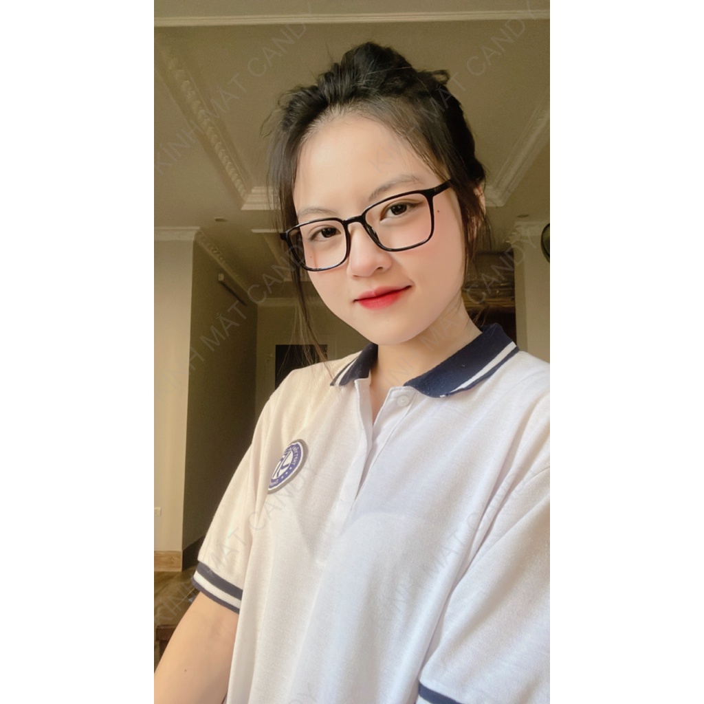 Gọng kính cận nam nữ dáng vuông thời trang 8101 - Kính mắt Candy