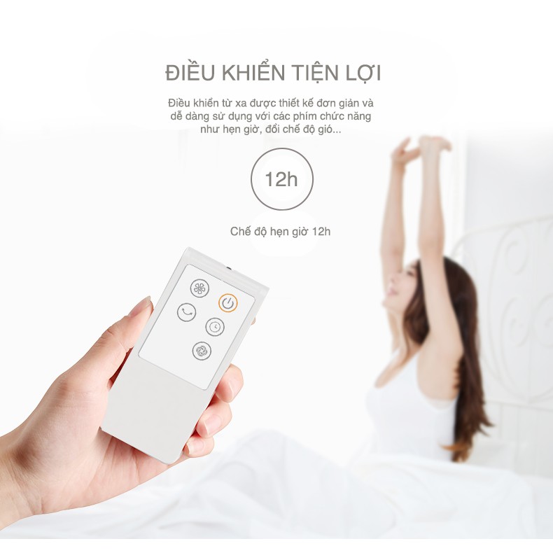 Quạt tháp có điều khiển Tiross TS9181, Hàng chính hãng, Bảo hành 12 tháng