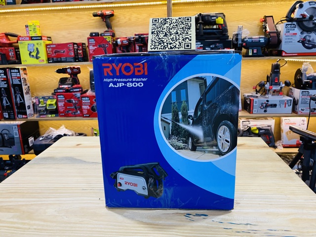 MÁY RỬA XE ÁP LỰC HIỆU RYOBI JAPAN AJP-800 HÀNG MỚI 100% CHÍNH HÃNG NHẬP KHẨU