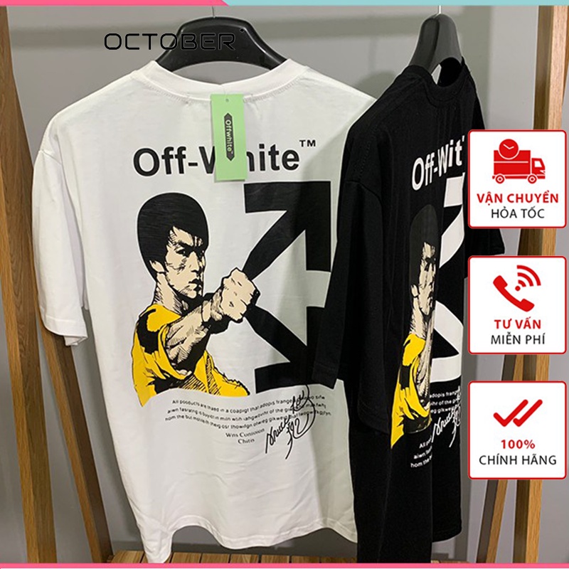 ÁO OFF WHITE HÌNH TIỂU LONG - Bao chất Lượng
