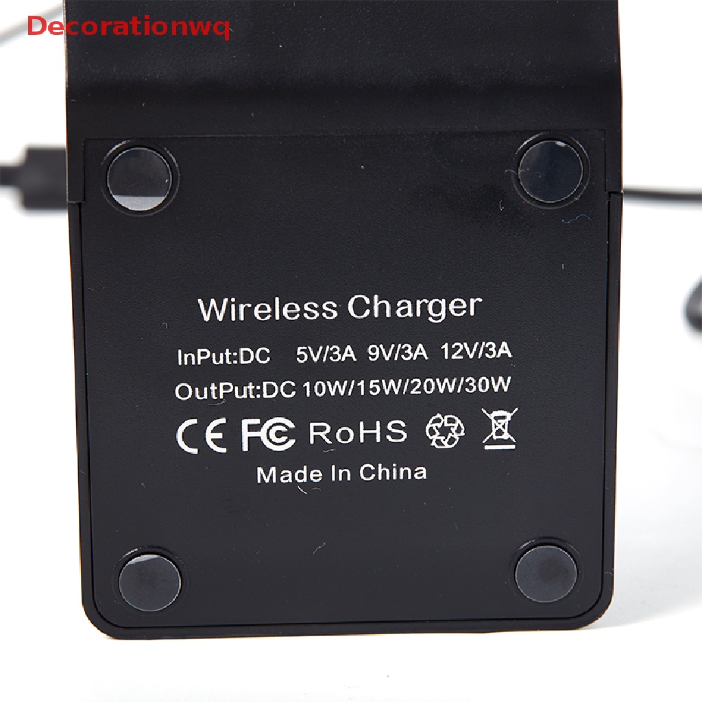 Đế Sạc Nhanh Không Dây Dạng Đứng 30W Để Bàn Trang Trí Cho Điện Thoại Mới