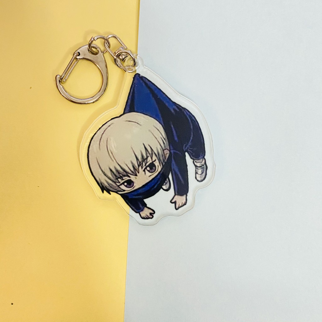 ( Mica trong acrylic ) Móc khóa nhân vật Toge Inumaki CHÚ THUẬT HỒI CHIẾN JUJUTSU KAISEN chibi anime