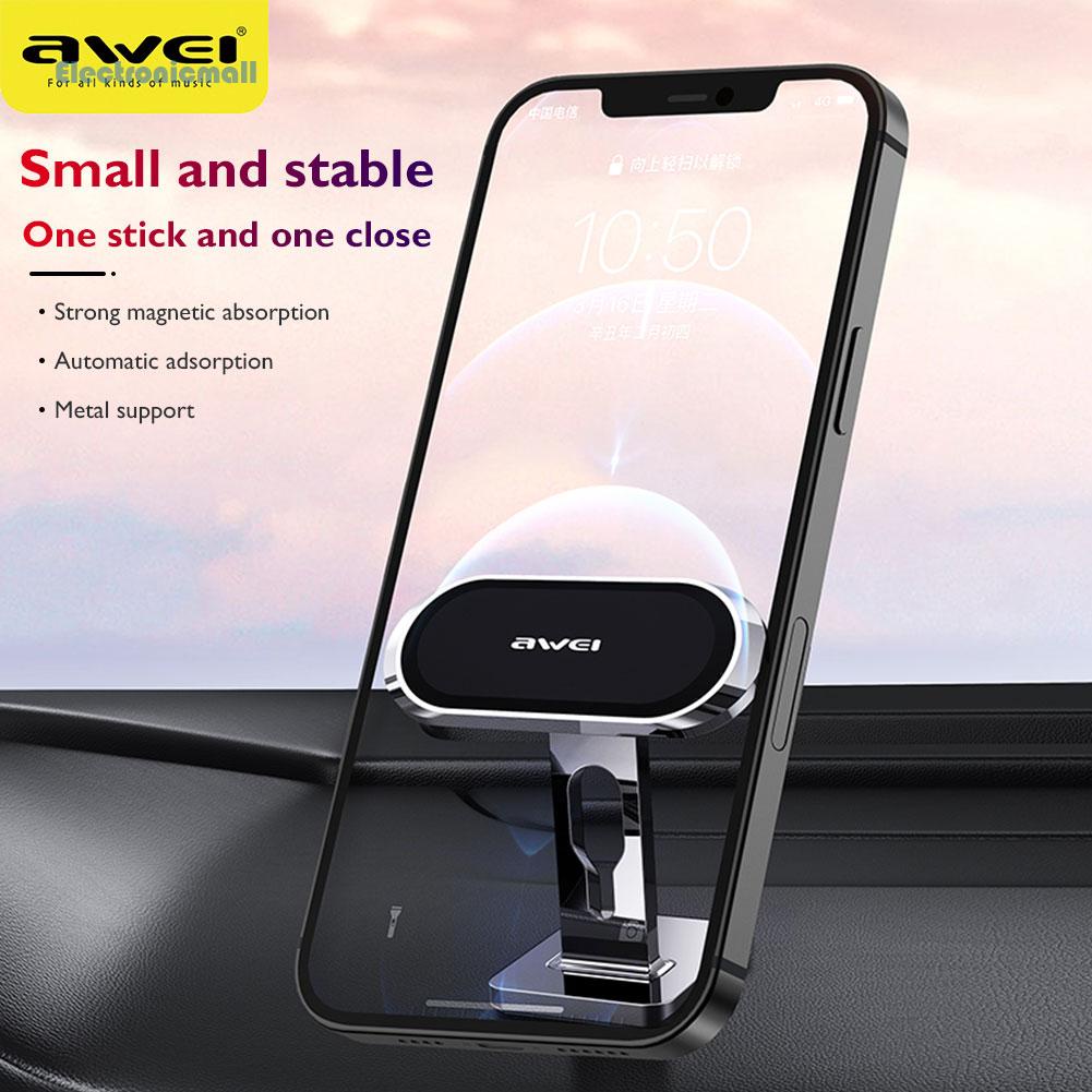 AWEI Giá Đỡ Điện Thoại / Gps Trên Xe Hơi Xoay 360 Độ Tiện Dụng Kèm Phụ Kiện | BigBuy360 - bigbuy360.vn