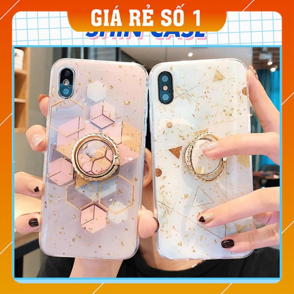 Ốp lưng iphone Golden kèm Ring