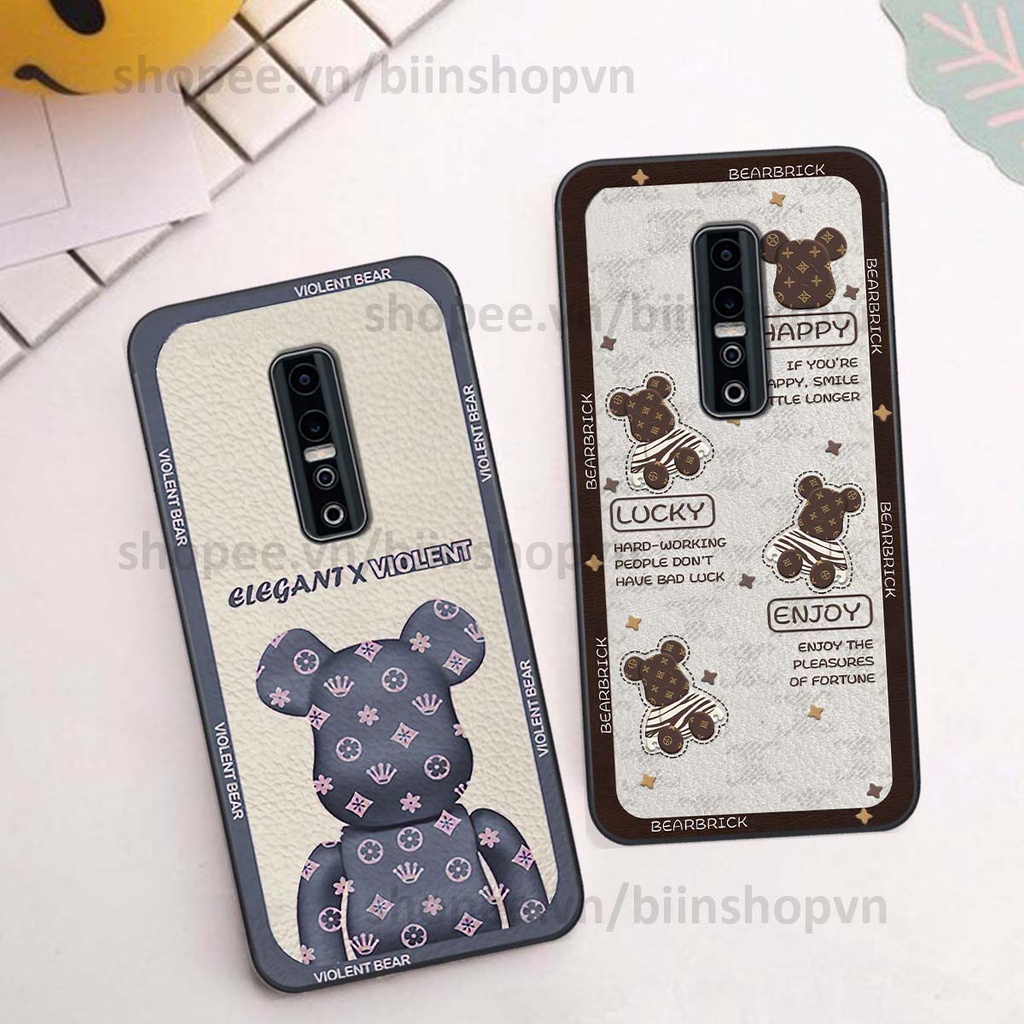 Ốp Vivo V17 Pro hình gấu bear brick đẹp độc lạ, thời trang, cá tính