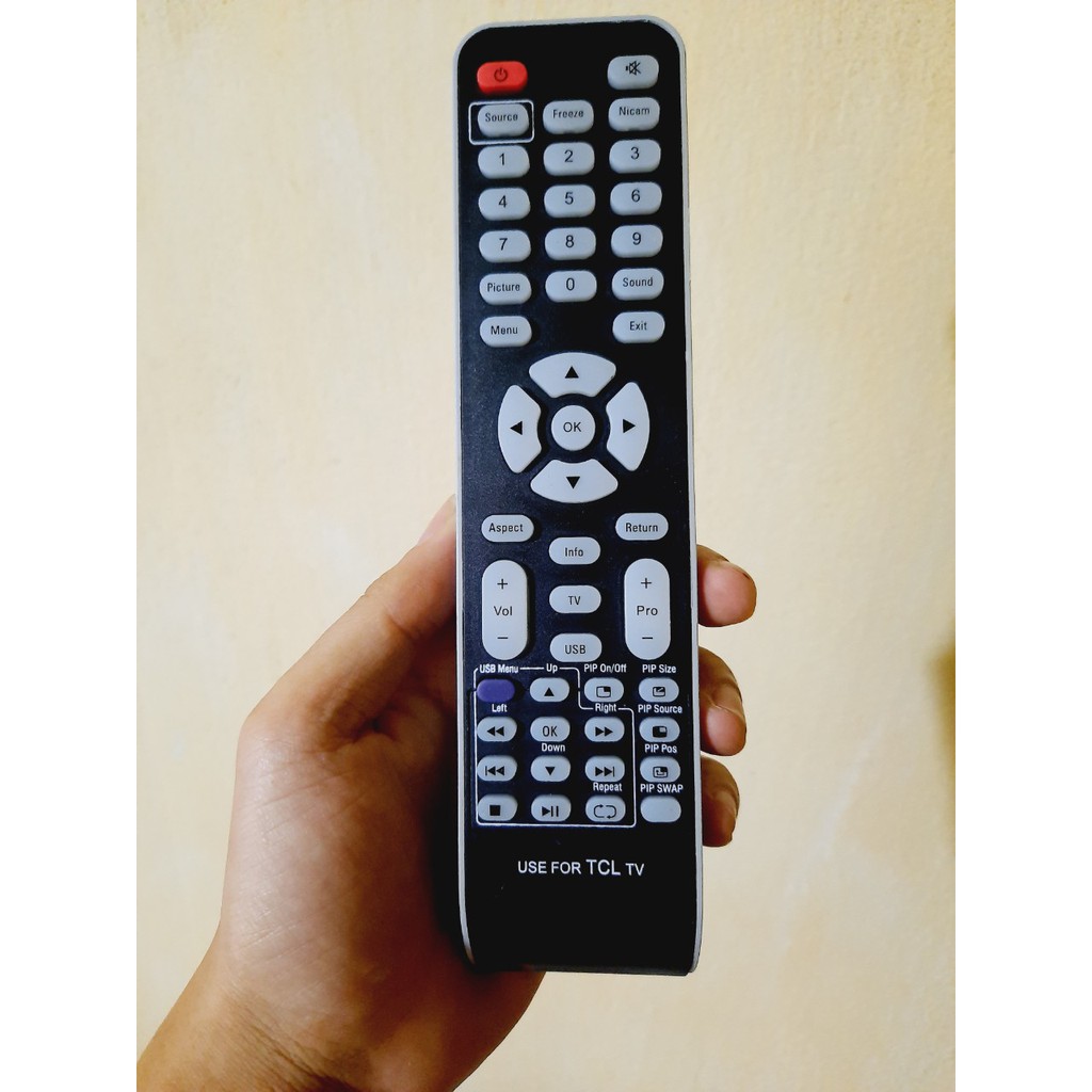 Remote Điều khiển TV TCL các dòng TV TCL CRT LCD/LED/Smart TV- Hàng tốt tặng kèm Pin