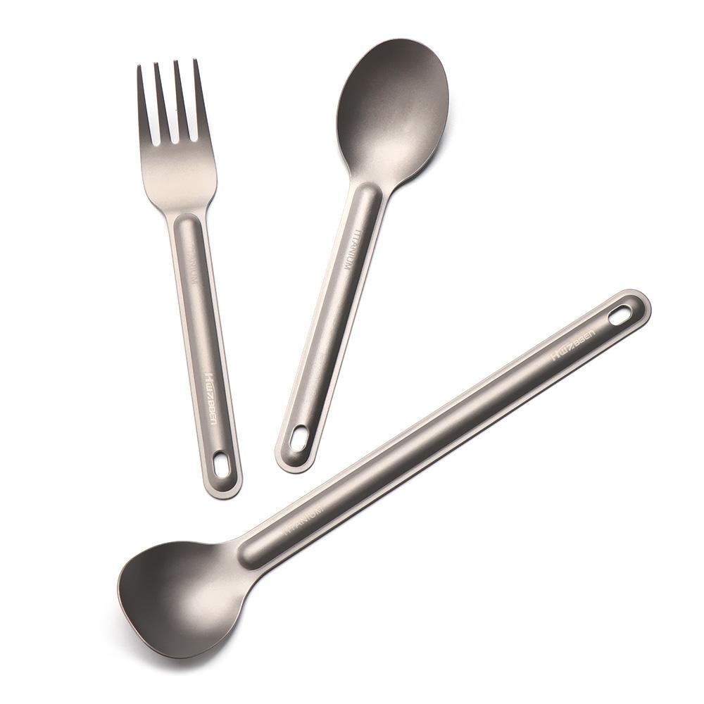 MUVAKO Nĩa Nấu Ăn Siêu Nhẹ Bằng Titan