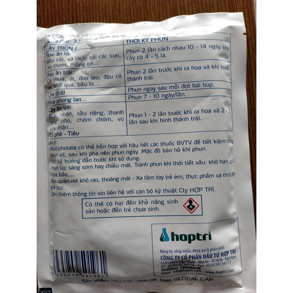 Bón Lá NPK- Yara Vita Multipholate 250 grams