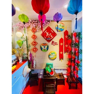 Rèm mành, rèm tăm tre trang trí tết, decor phông nền tết ,cửa sổ, mành trang trí, mành thả trần giá rẻ