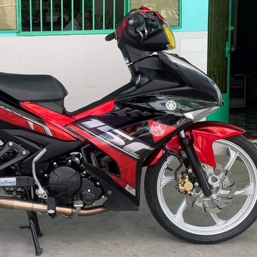 Tem Rời Ex 150 Y15zr Dán Xe Đỏ Đen