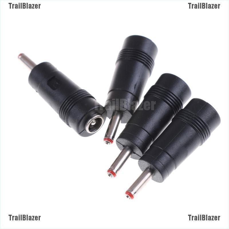 Set 4 Đầu Nối Chuyển Đổi 3.5x1.35mm Male Sang 5.5x2.1mm