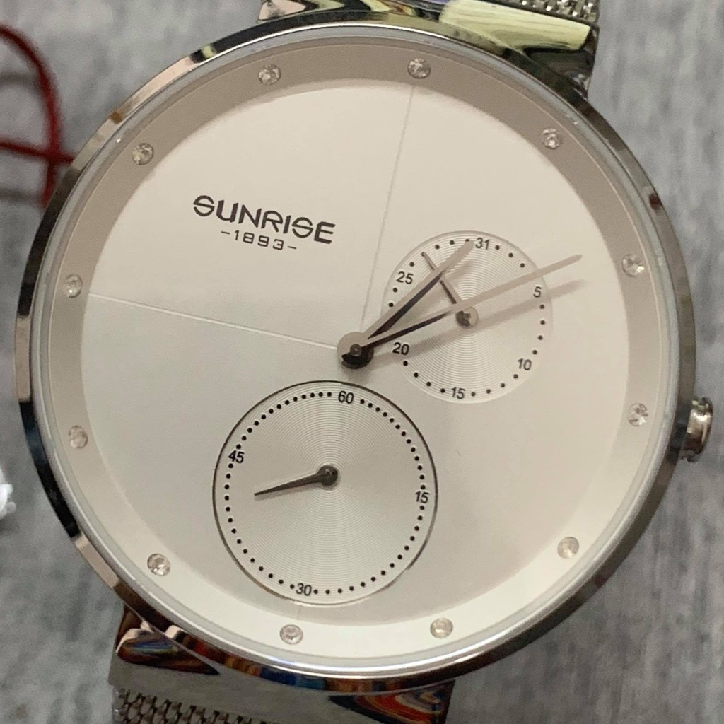 Đồng hồ Sunrise Nam chính hãng Nhật Bản M1247SA-D-T kính saphire chống trầy - bảo hành 1 năm